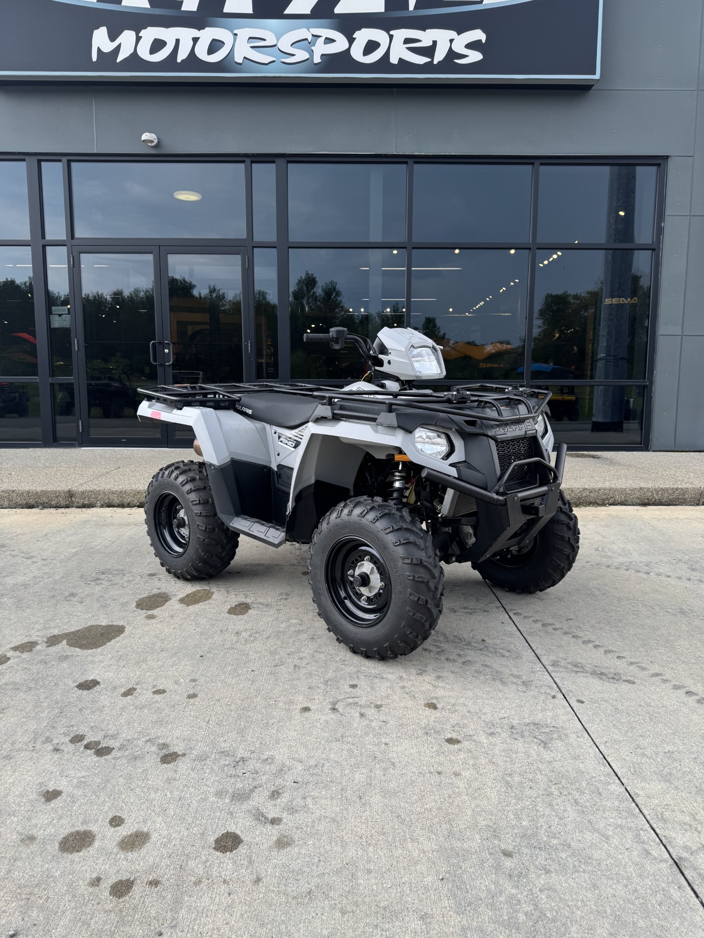 2018 Share Polaris Sportsman 450 H.O. Utility Edition Ghost Gray- 73863T H.O. Utility Edition Ghost Gray- 73863T — photo 1 of 11